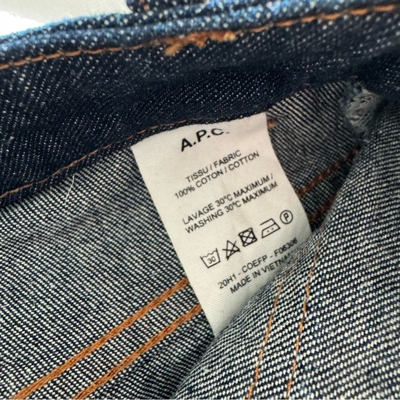 APC denim a-line skirt size 34 (size 2, XS) brand new - Picture 10 of 11